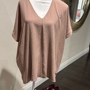 MTS V-Neck Mauve Blouse